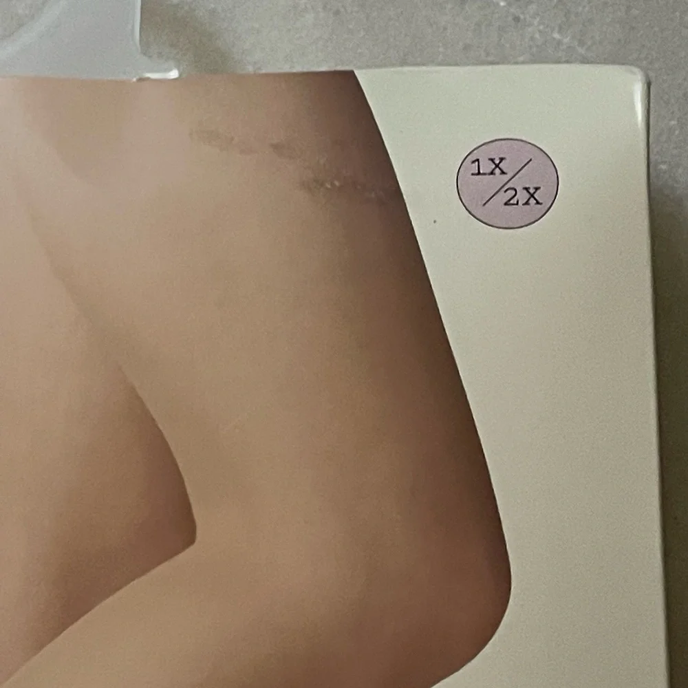 A new day Sheer Hosiery Light Shine 20 diner nude plus size 1x/2x - Picture 6 of 6